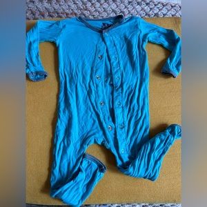 Well loved snap up kicker pants pajamas